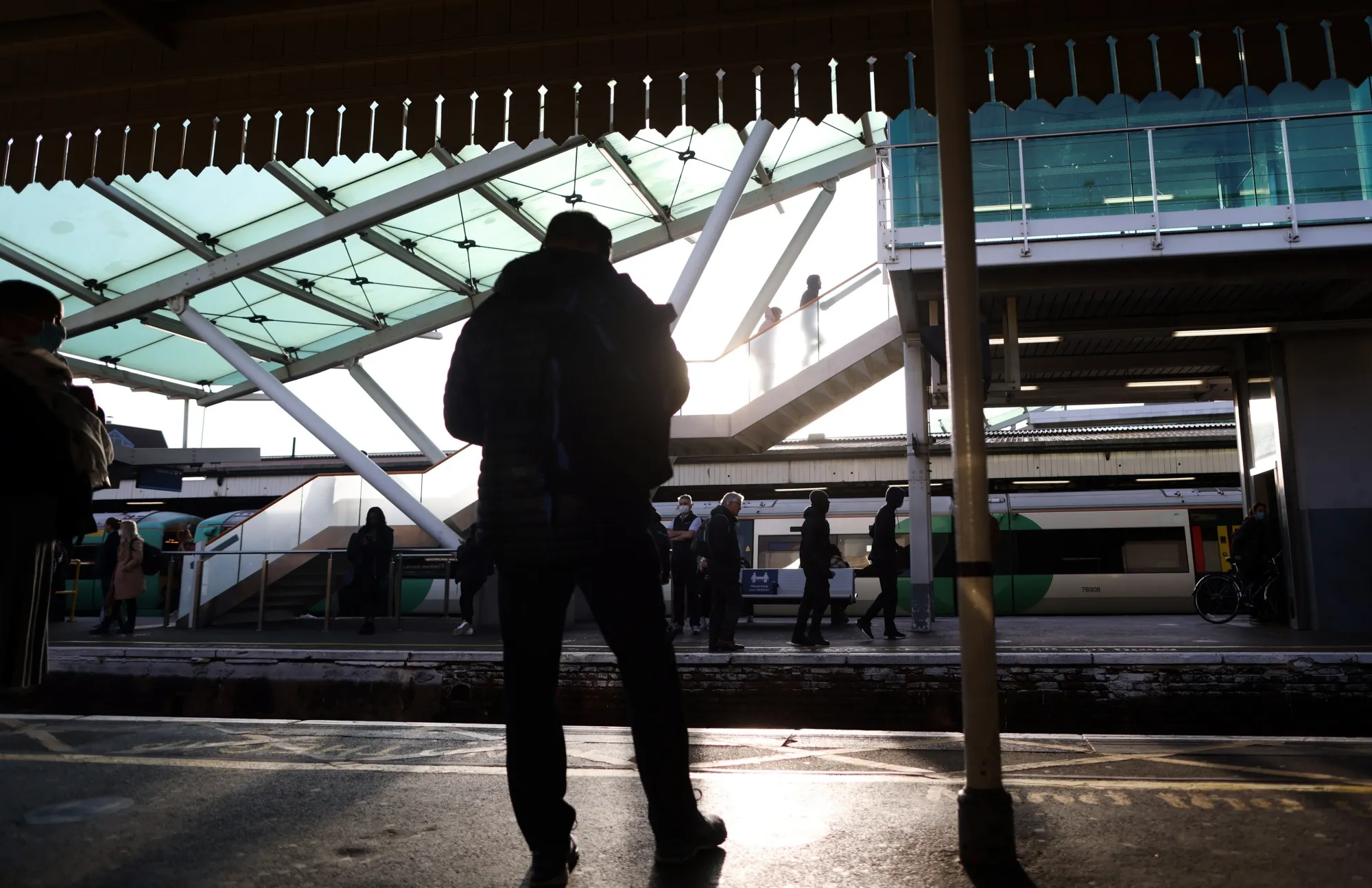 Commuters Return To Offices As Labor Market Continues Its Rapid Recovery