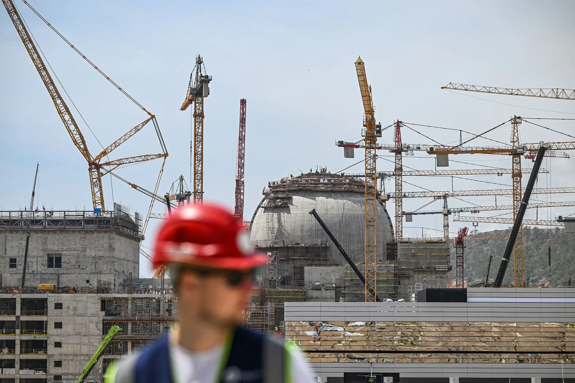 The Akkuyu nuclear power plant in Turkey.