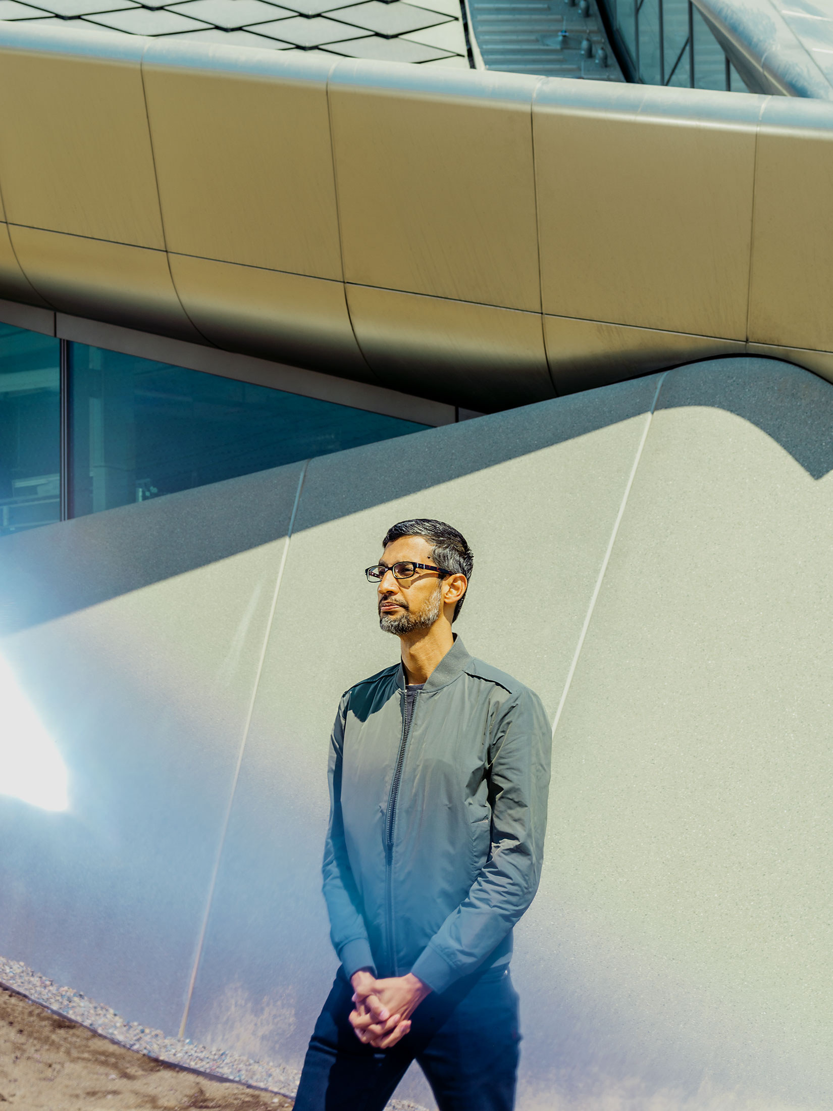 Sundar Pichai, at Google's Bay View campus