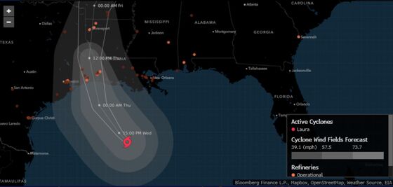 Laura Threatens U.S. Gulf Coast With ‘Unsurvivable’ Storm Surge