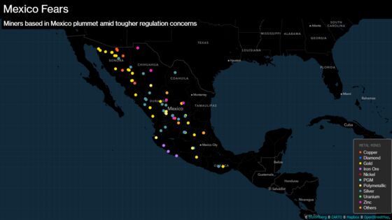 Prospect of Harsher Rules Causes Mexican Mining Companies to Fall Even Farther