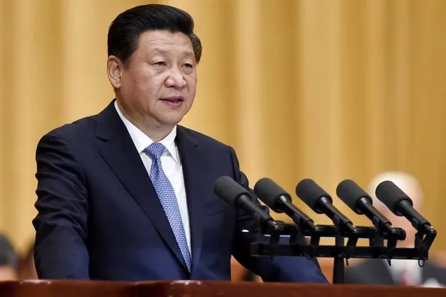 Chinese President Xi Jinping at the Chinese Academy of Science and the Chinese Academy of Engineering in Beijing on June 9