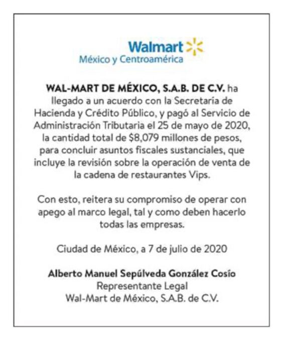 Dear Mexico, Sorry About Those Tax Issues, Wal-Mart Says in Ad