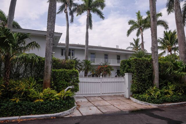 April 2021: Exterior of Jeffrey Epstein’s home in Palm Beach