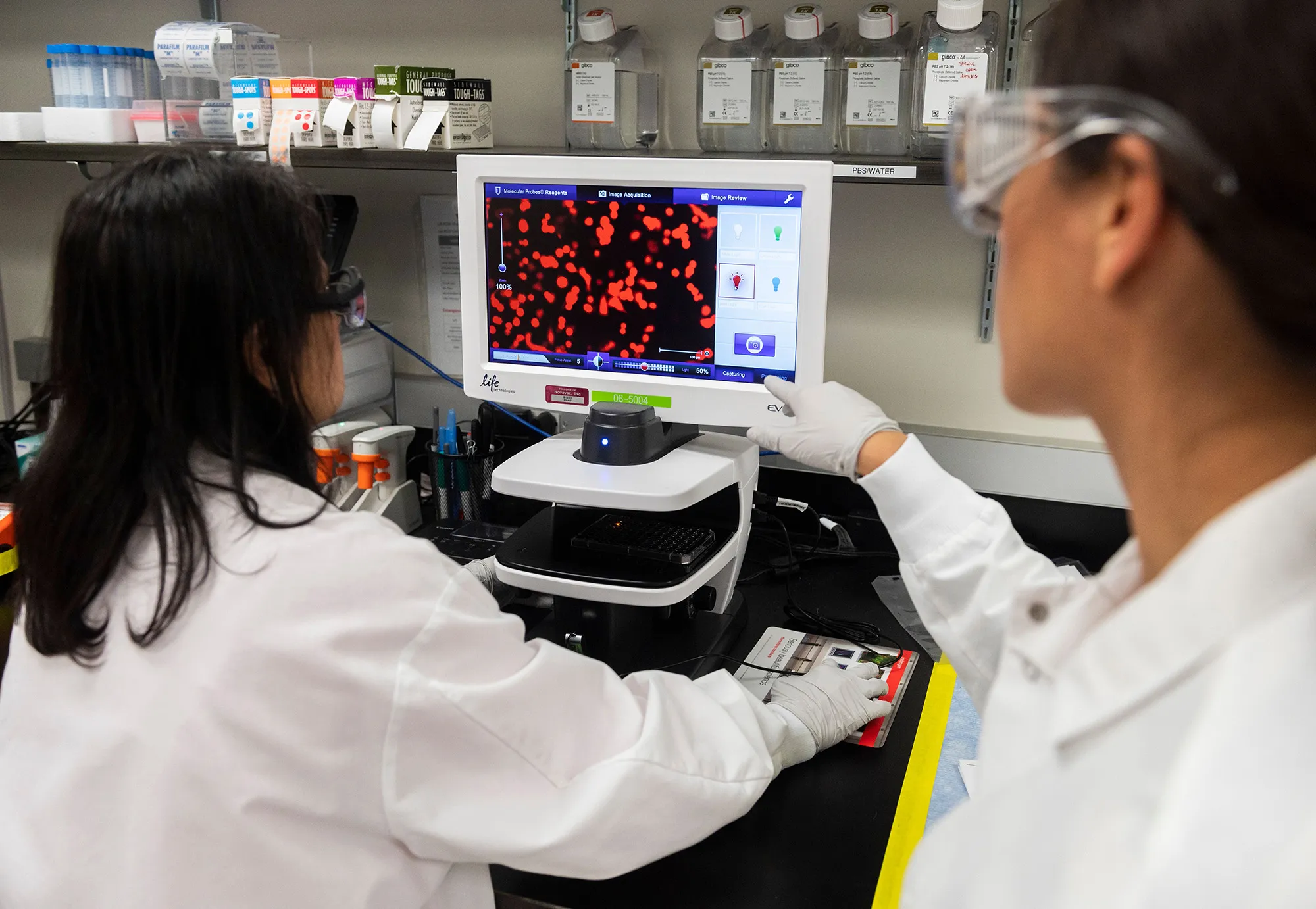 Novavax labs in Gaithersburg, Maryland.