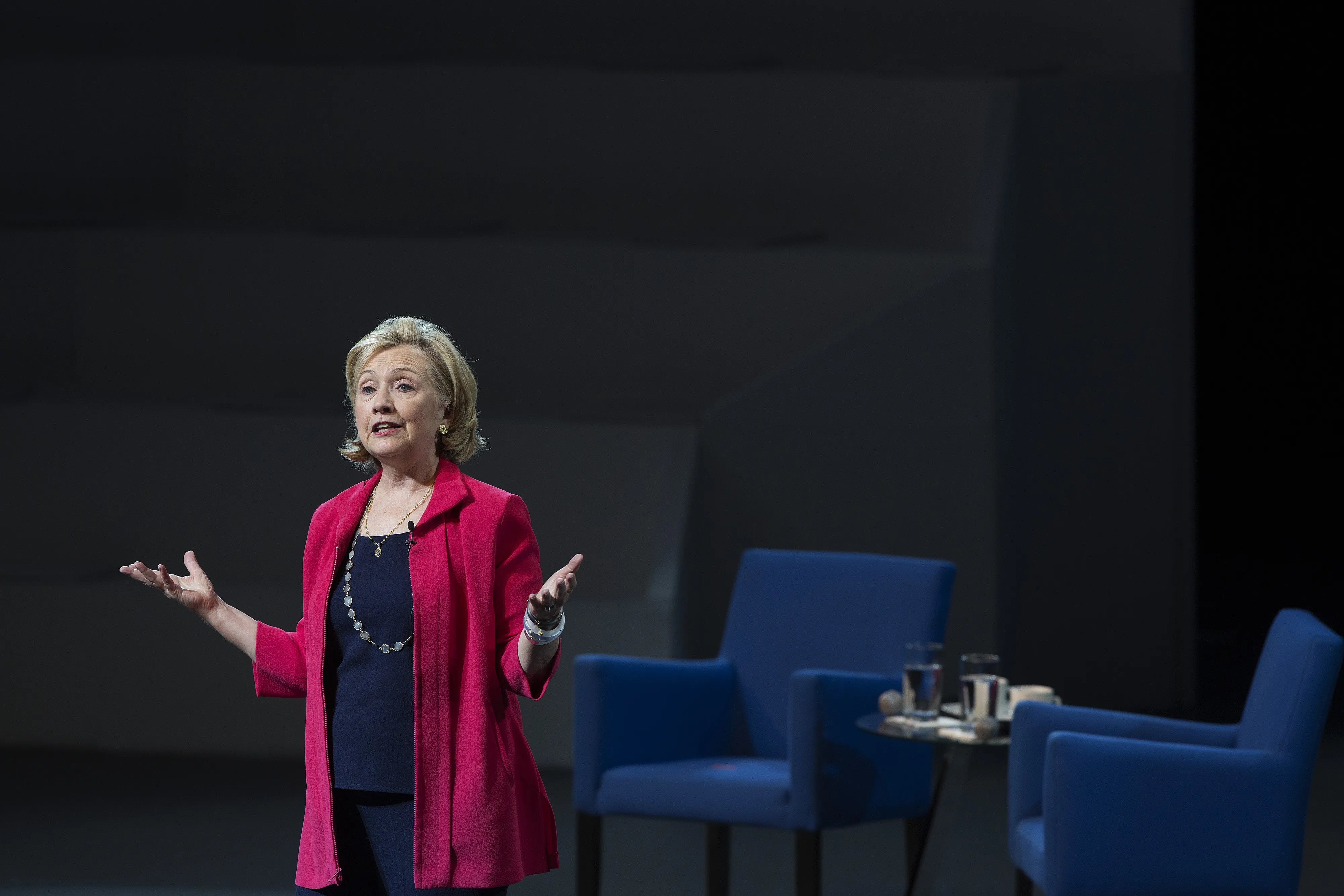 Hillary Clinton in Mexico City, September 5 2014
