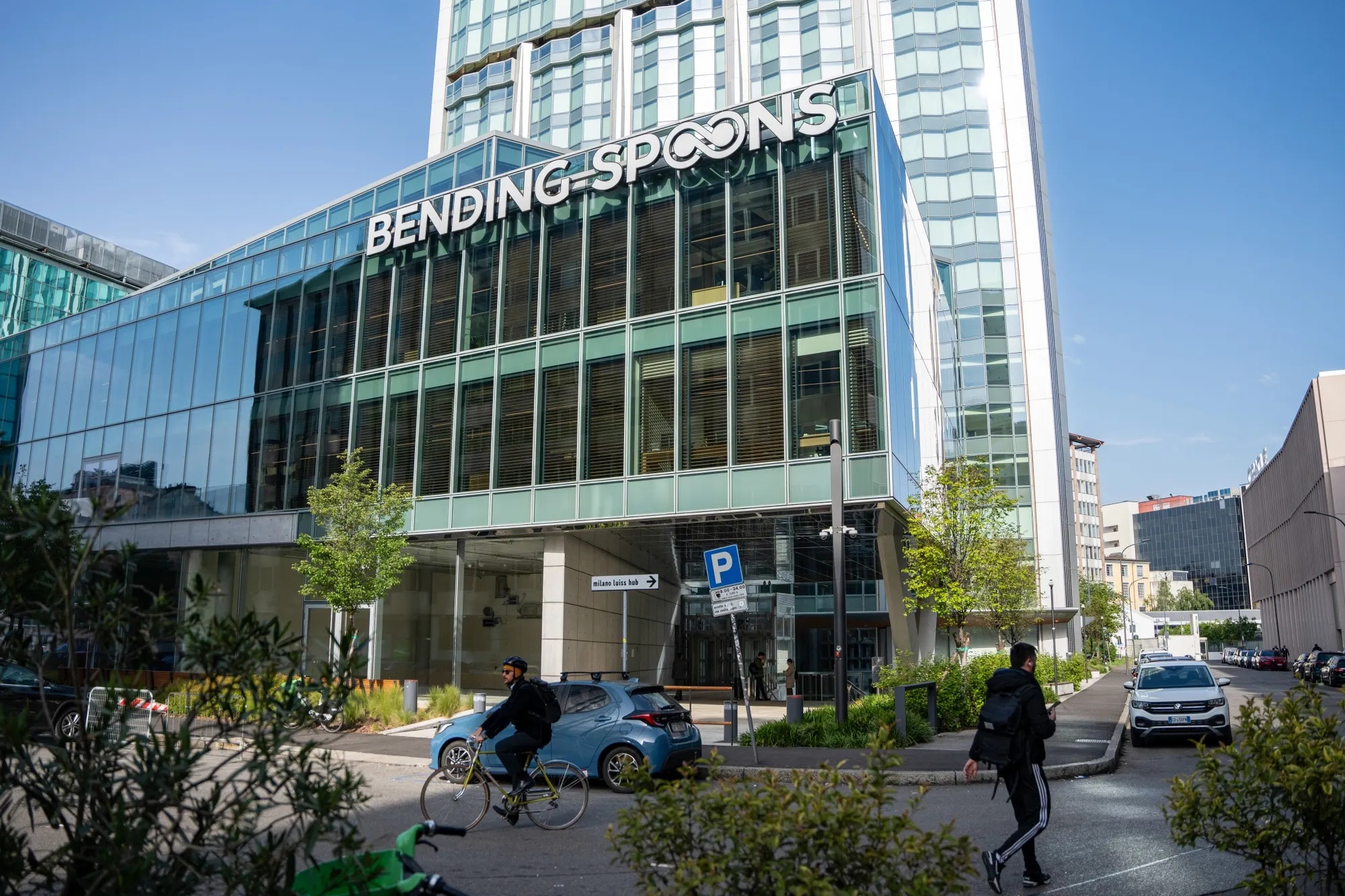 The Bending Spoons SpA heaquarters in the Porta Nuova district of Milan.