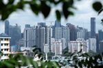 Residential buildings in Singapore.