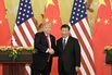 U.S. President Donald Trump And China President Xi Jinping Deliver Press Statement