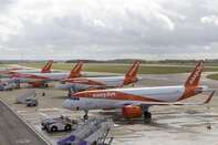 Easyjet Plc and Ryanair Holdings Plc Aircraft Ahead Of U.K. Travel Restart
