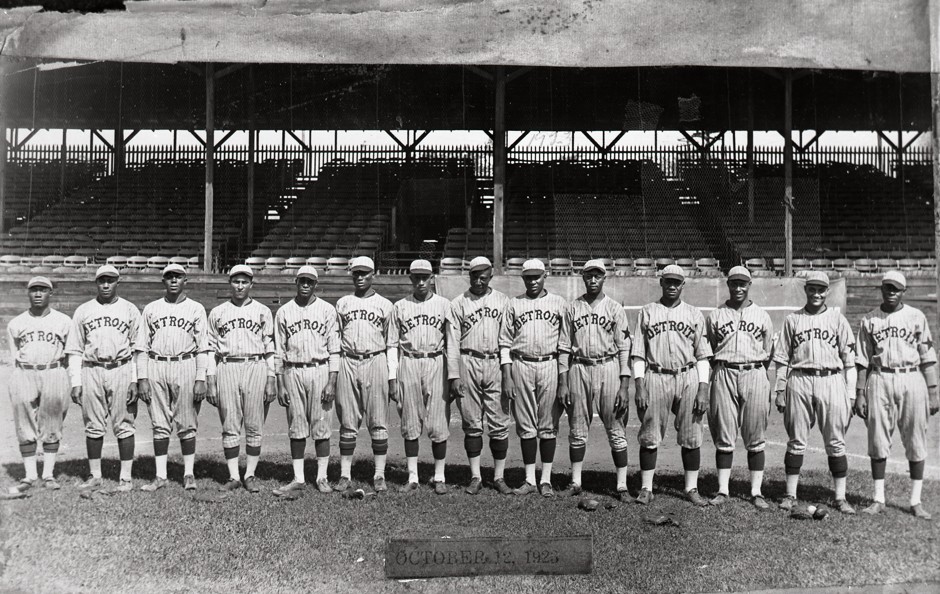 The Detroit Stars, photographed in 1923.