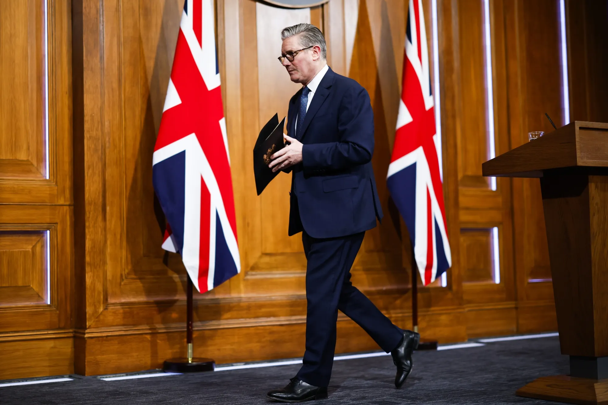 UK Prime Minister Keir Starmer News Conference