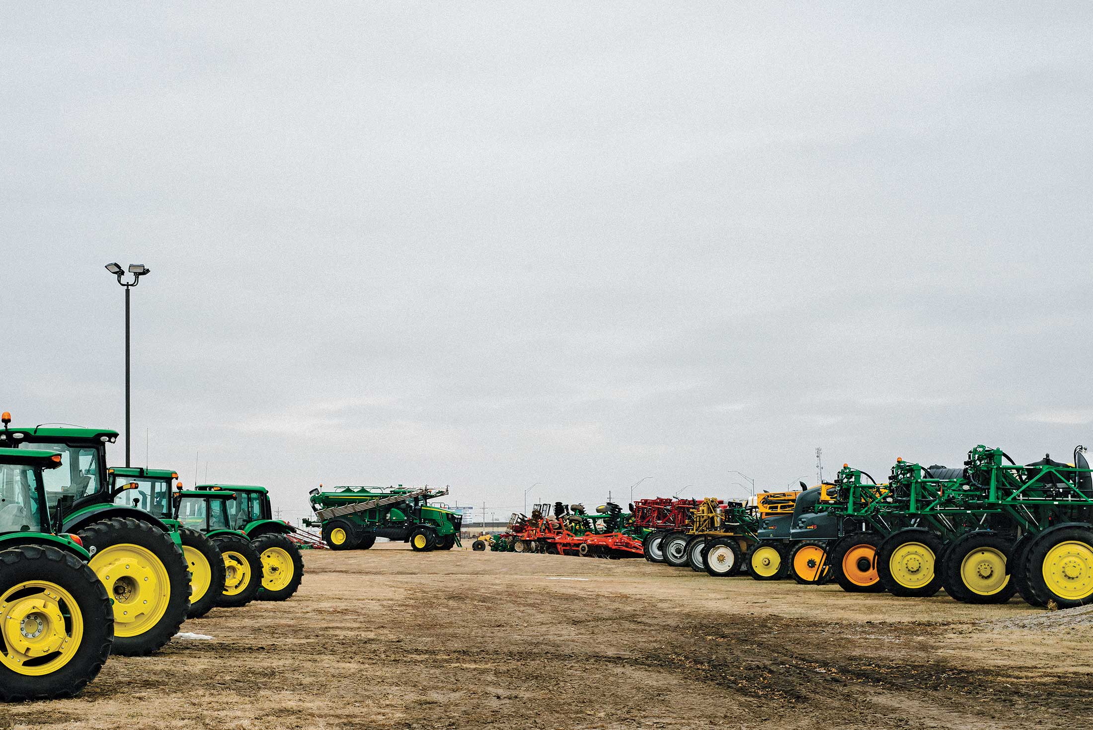 Inventory at Green Line Equipment in Grand Island, Neb.