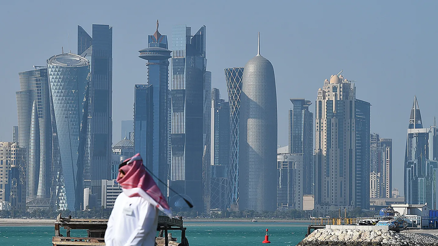 Cycling: 15th Tour of Qatar 2016 / Stage 5 Illustration Illustratie / Doha City Ville Stad / Skyline / Landscape Paysage Landschap / Sealine Beach Resort - Doha Corniche (114,5km)/ Etape Rit Ronde/(c) Tim De Waele
