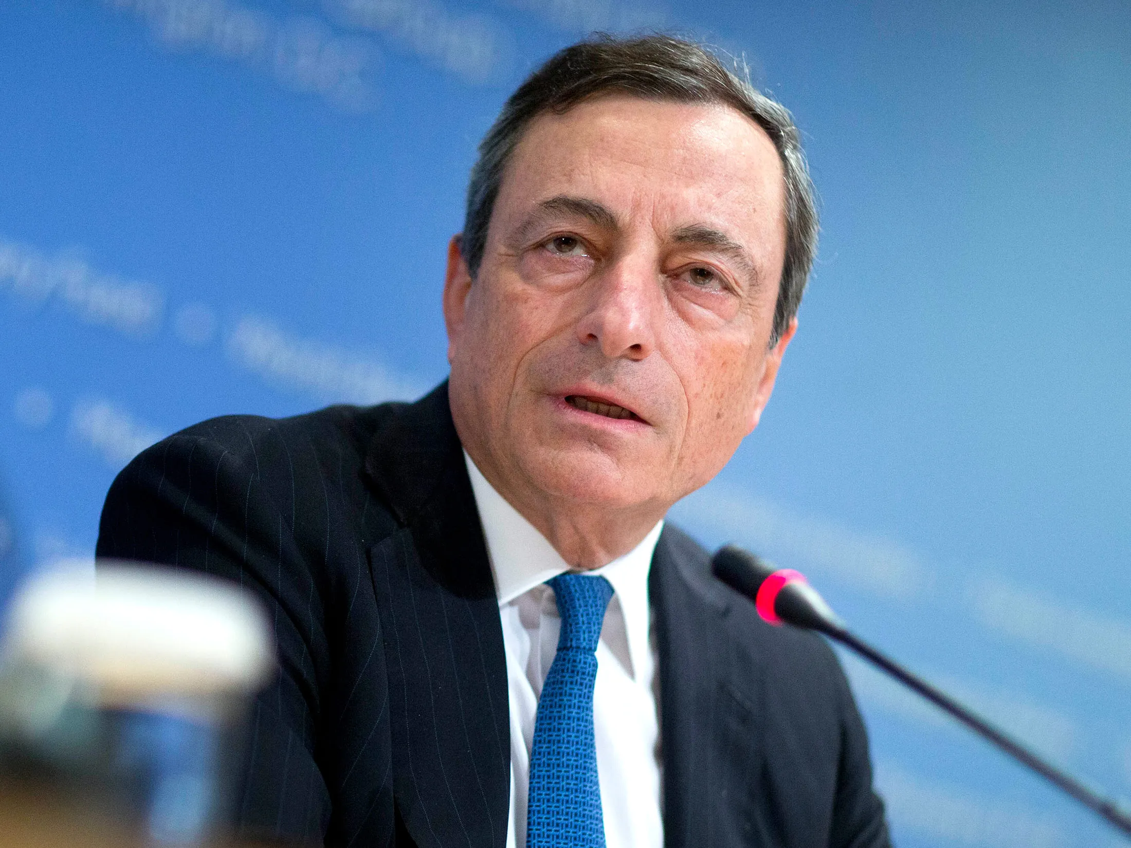 ECB Chairman Mario Draghi.
