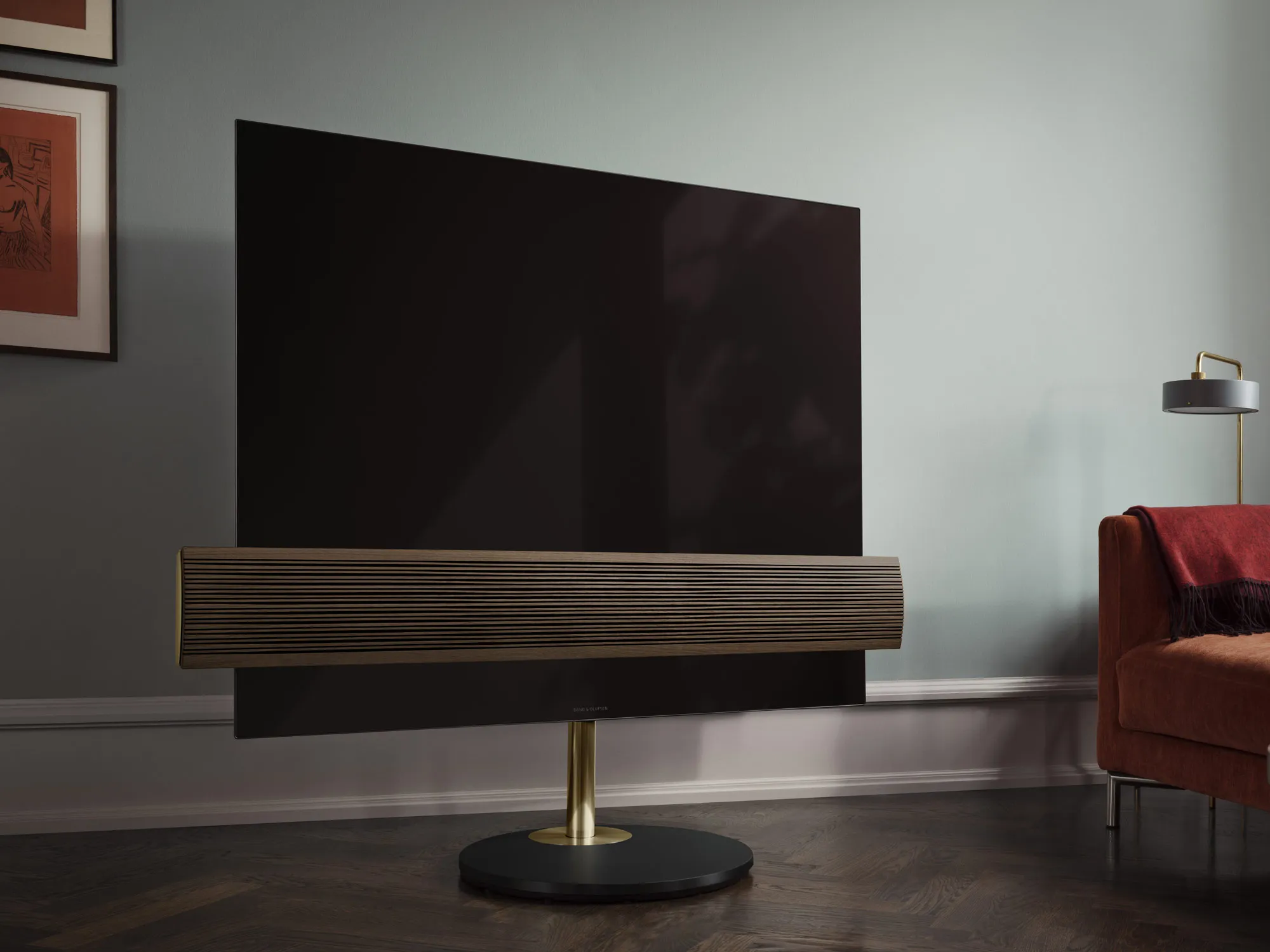 A Bang & Olufsen Beovision Eclipse television.