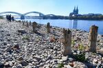 The Rhine river in Cologne, Germany, on Oct. 21, 2018.