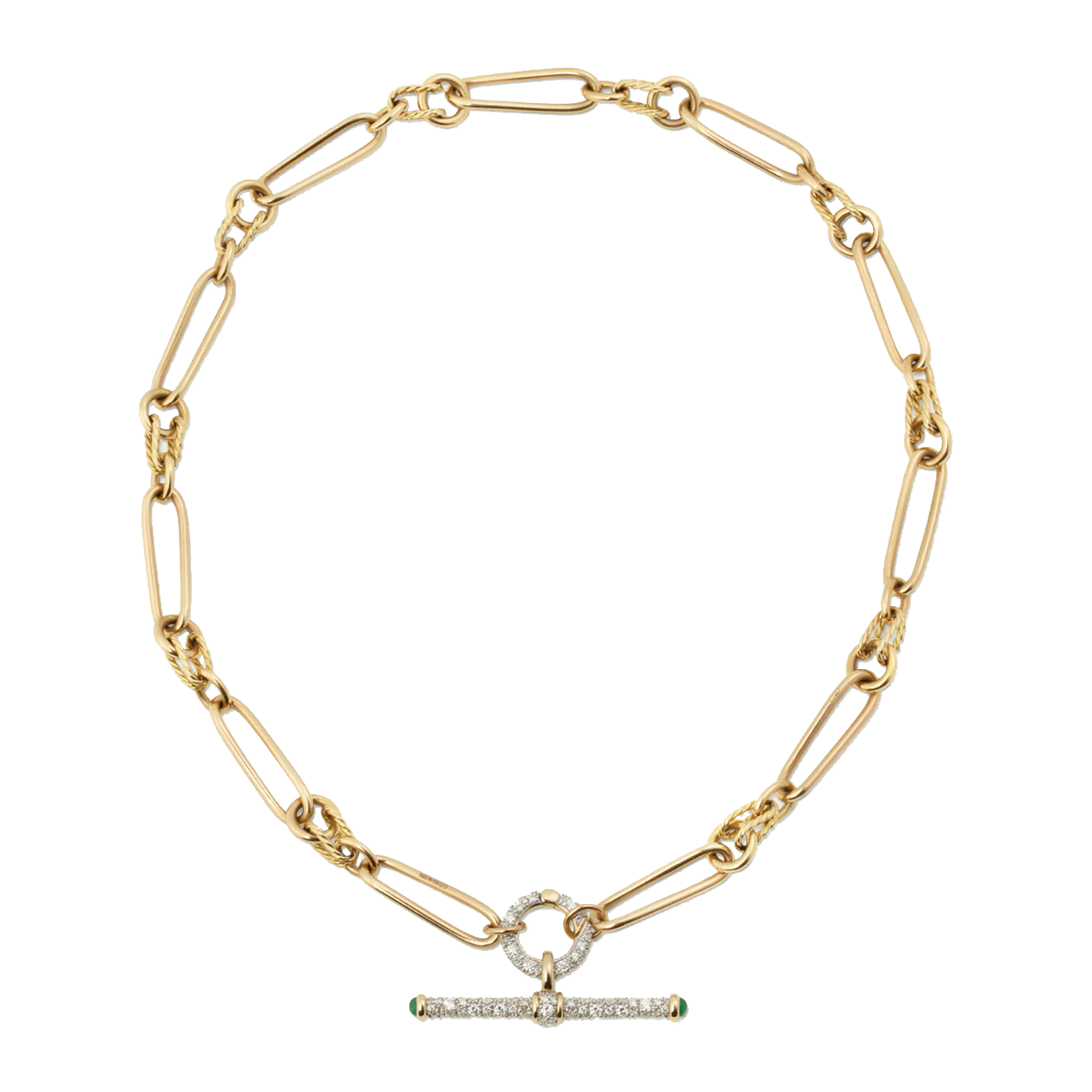 Lucy Delius Twisted Trombone Link Chain