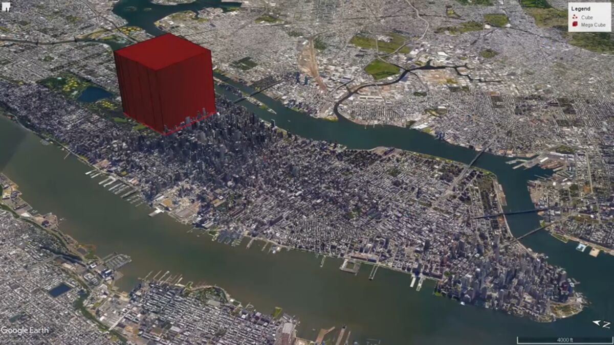 Cube by Google Maps - Experiments with Google