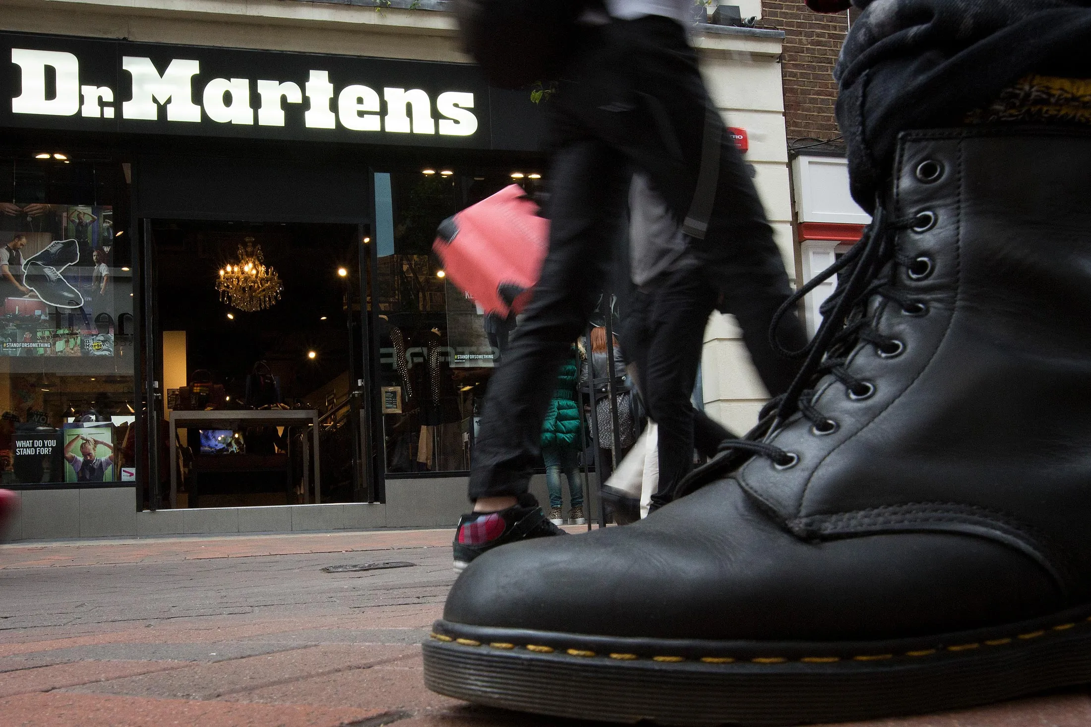 Dr. Martens store in Covent Gardens in London.