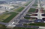 Heathrow Airport in London.
