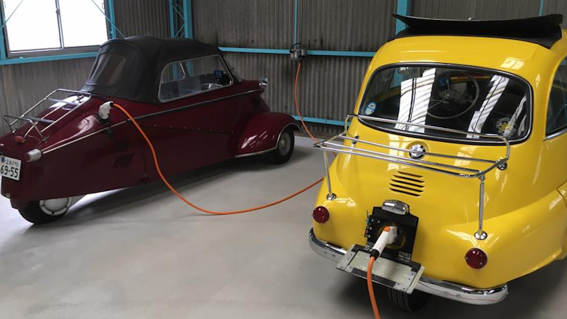 Classic Cars Go Electric Bloomberg