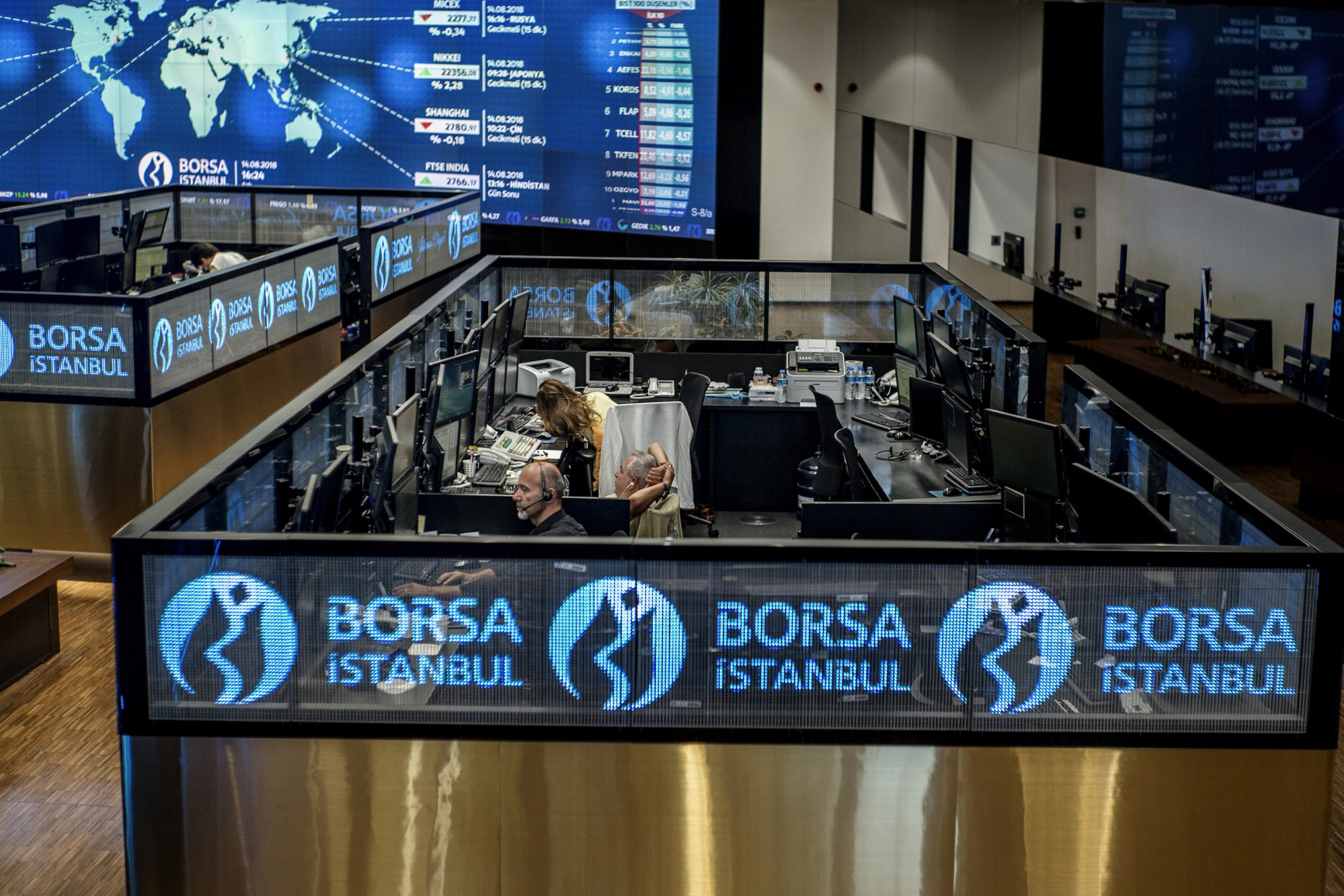 Istanbul stock exchange.