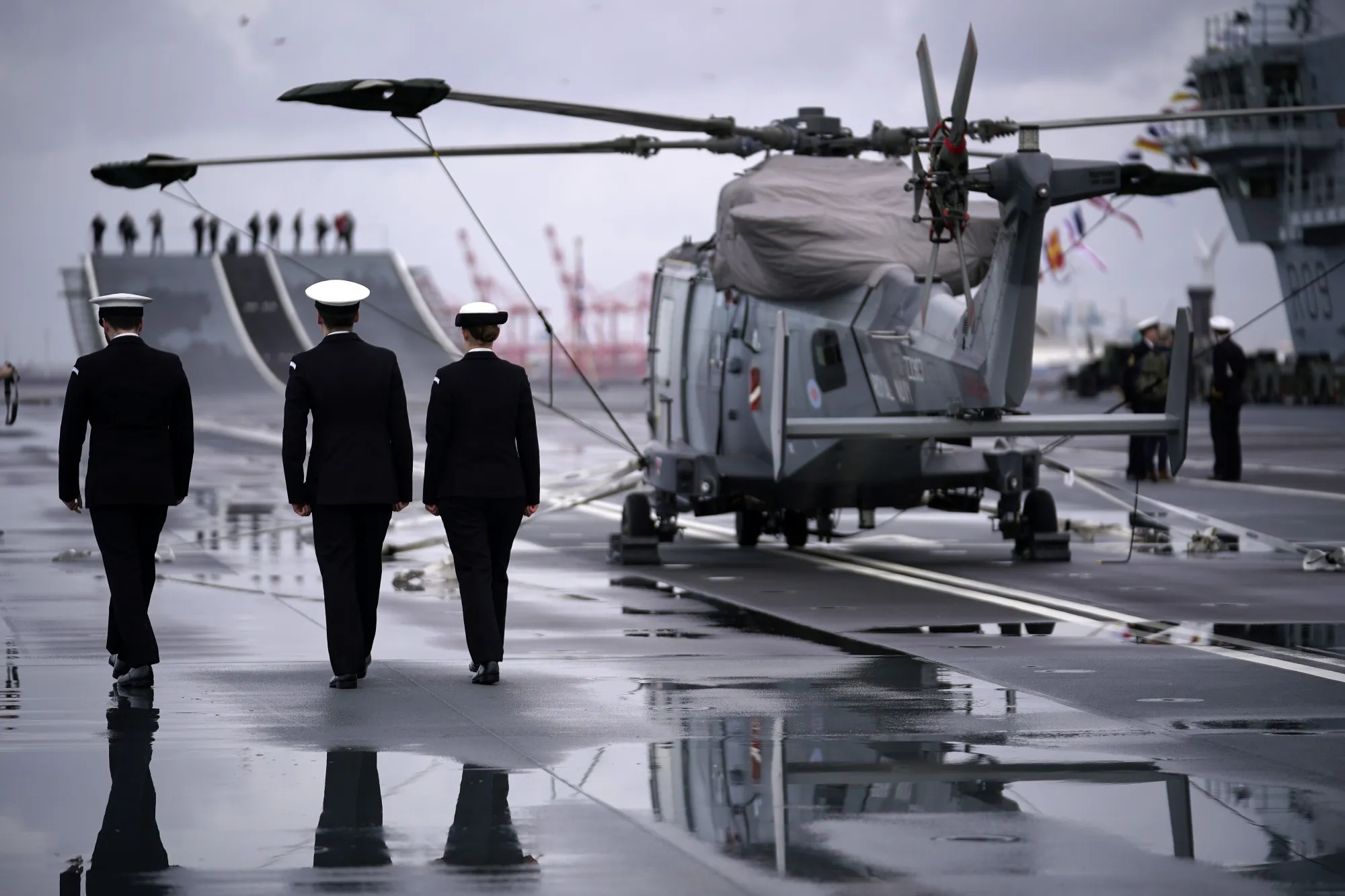 The Public Invited Onboard Royal Navy Aircraft Carrier HMS Prince of Wales