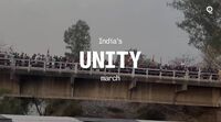 relates to India's Unity March