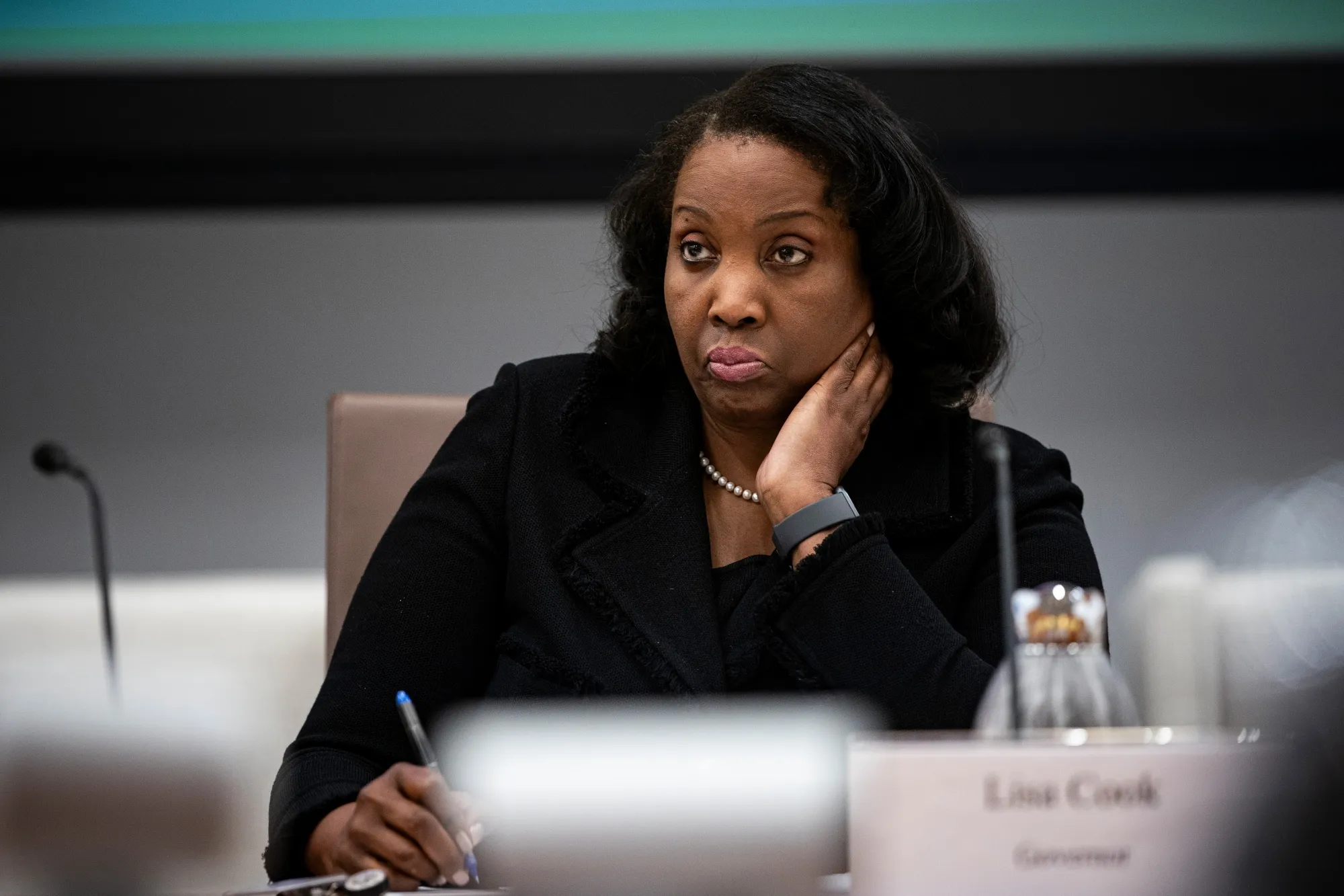 Lisa Cook, governor of the US Federal Reserve, in June.
