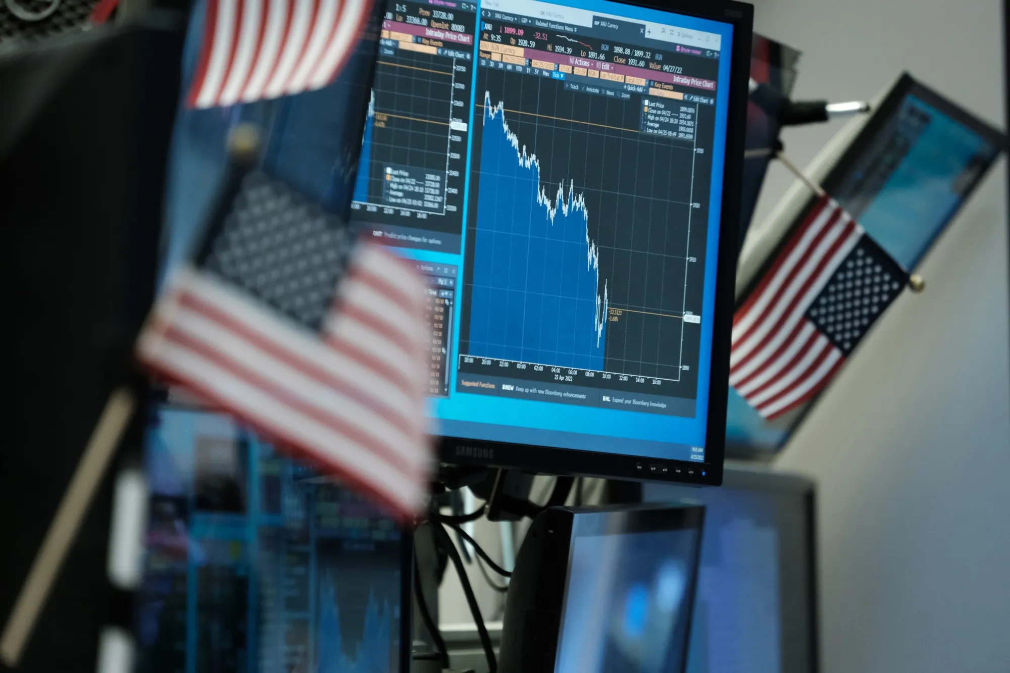 The declines in stocks and bonds have wiped about 6% off traditional investment portfolios.