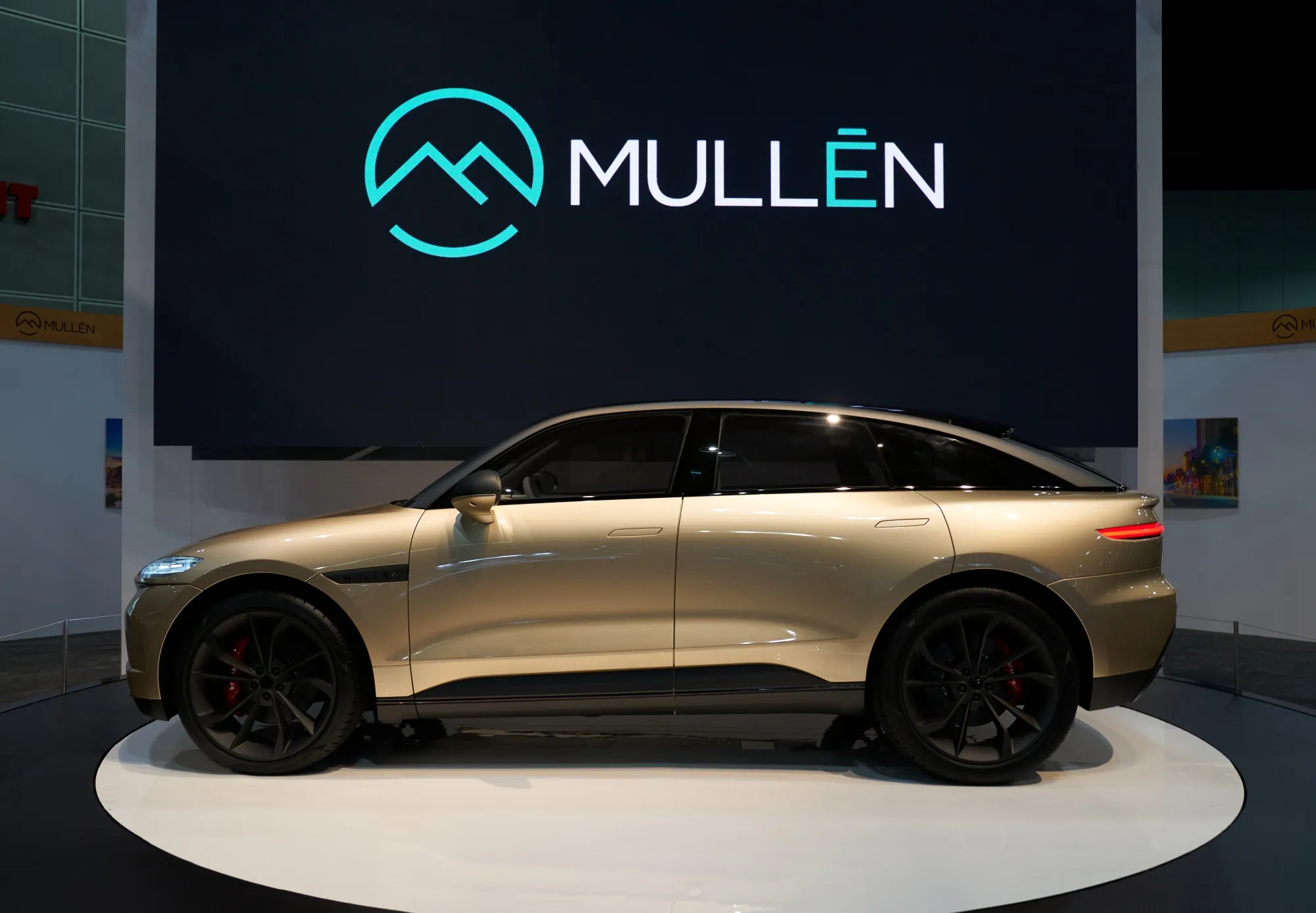 A Mullen Five electric vehicle