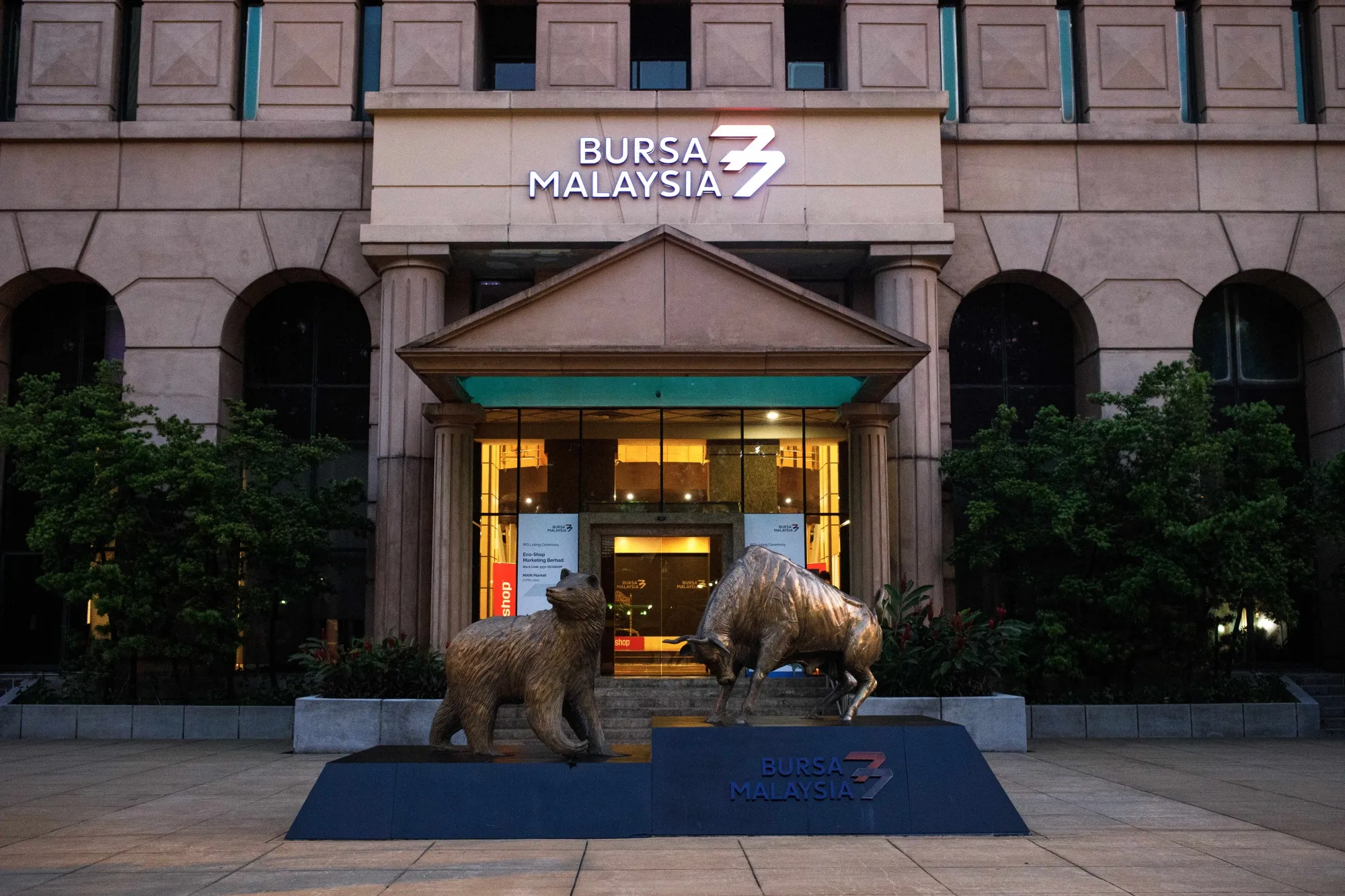 The Bursa Malaysia in Kuala Lumpur.