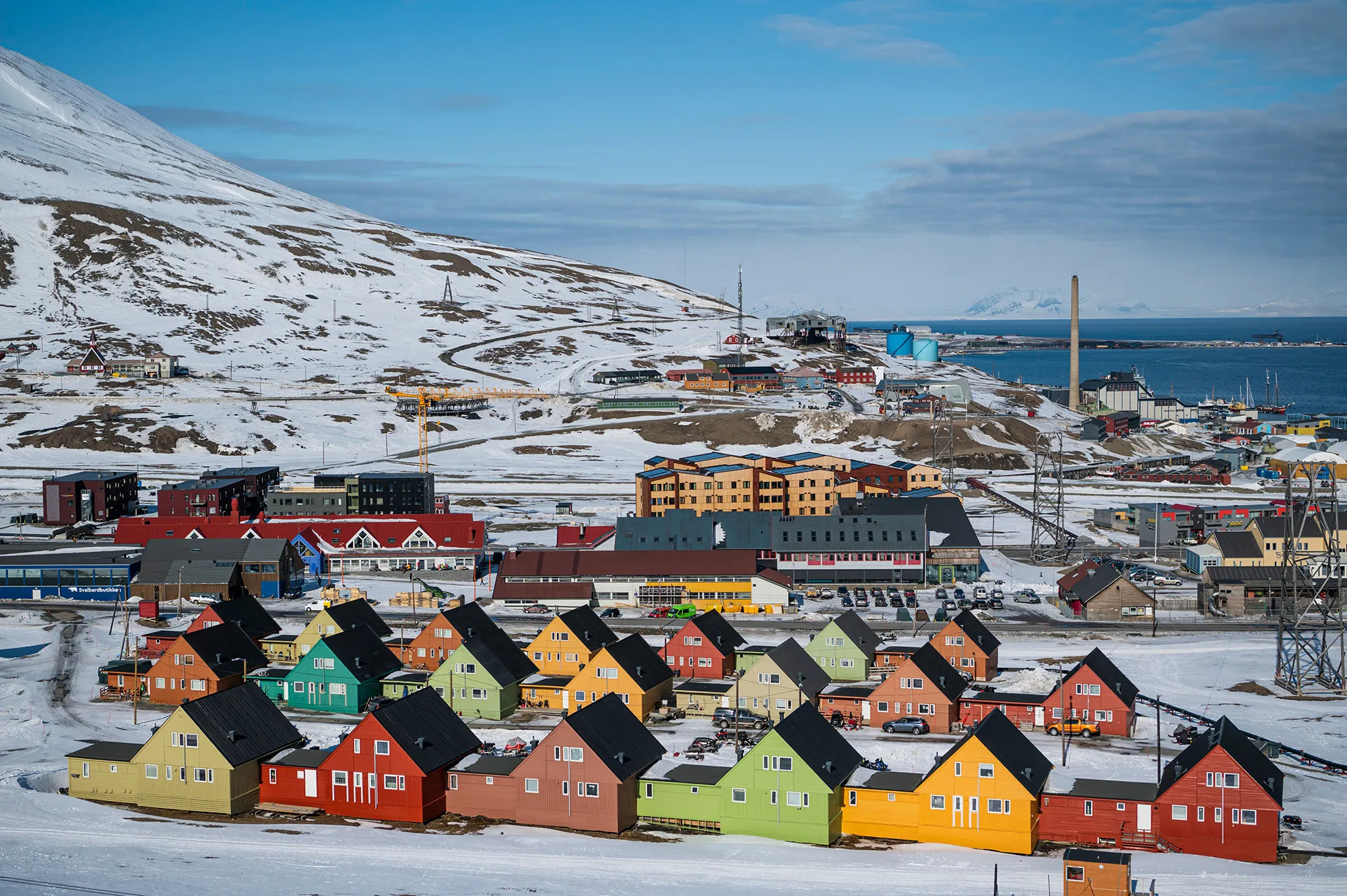 Longyearbyen, on Spitsbergen island, in the Svalbard Archipelago.&nbsp;