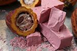 Barry Callebaut's new 'ruby chocolate'.
