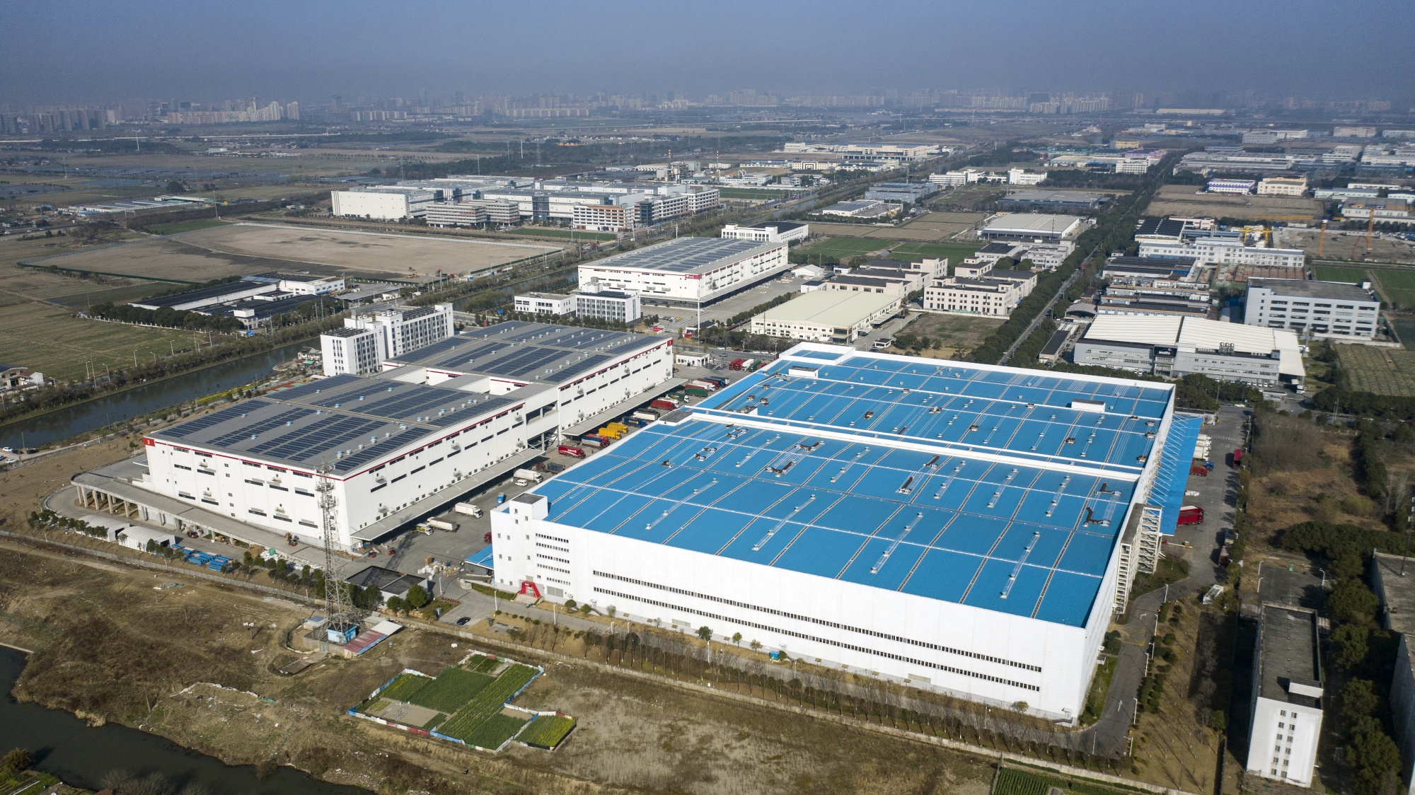 A JD.com logistics facility in Shanghai.