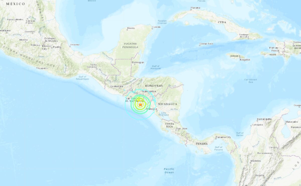 Central America Hit by Mag. 6.5 Quake, No Major Damage Reported - Bloomberg