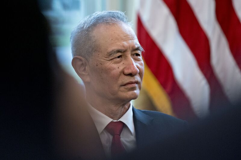 President Trump Meets Chinese Vice Premiere Liu He At White House