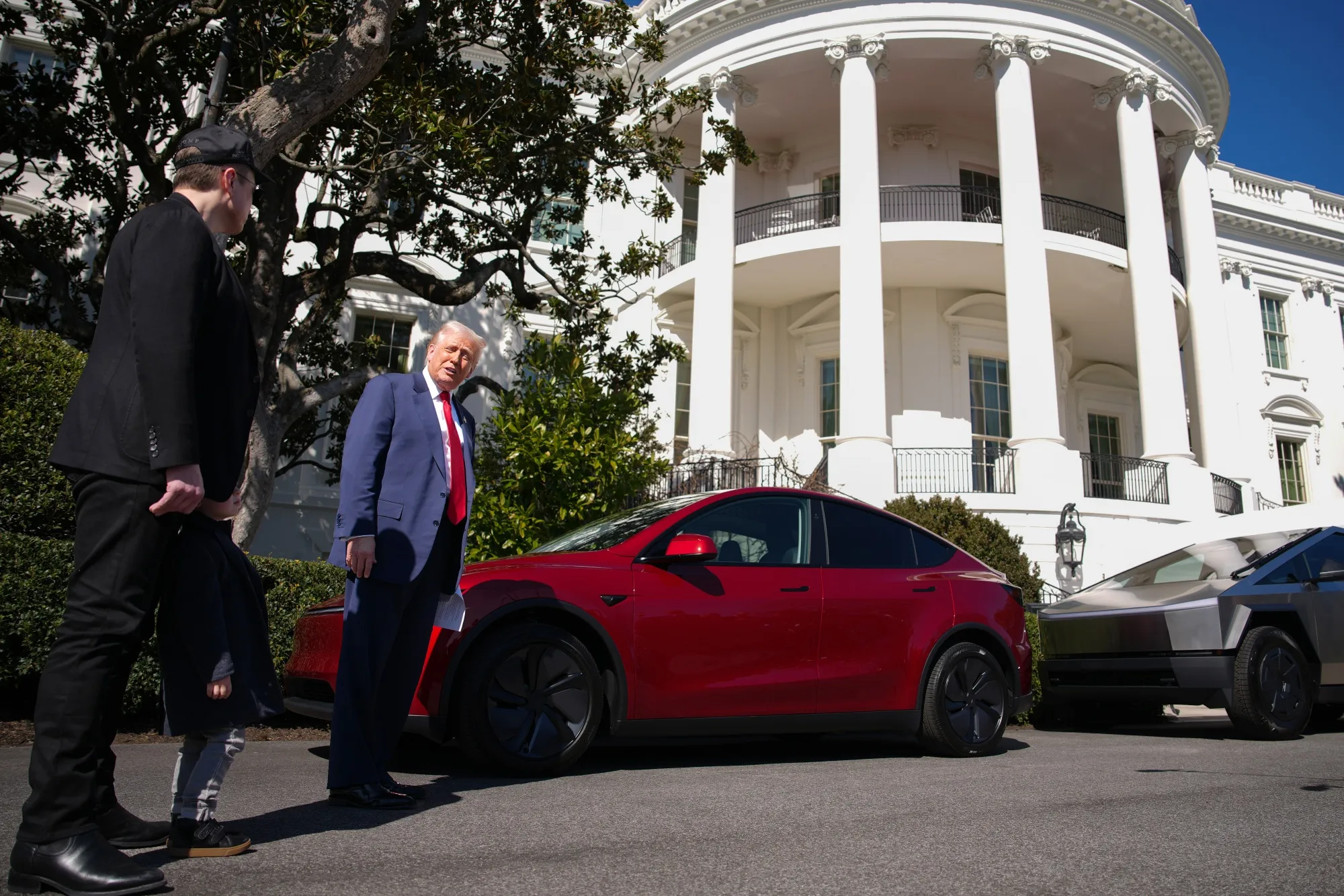 A Tesla sales event.