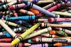 USA. 27th Mar, 2022. Close-up of a large pile of Crayola crayons in assorted colors, Pleasant Hill, California, March 27, 2022. (Photo by Smith Collection/Gado/Sipa USA) Credit: Sipa USA/Alamy Live News