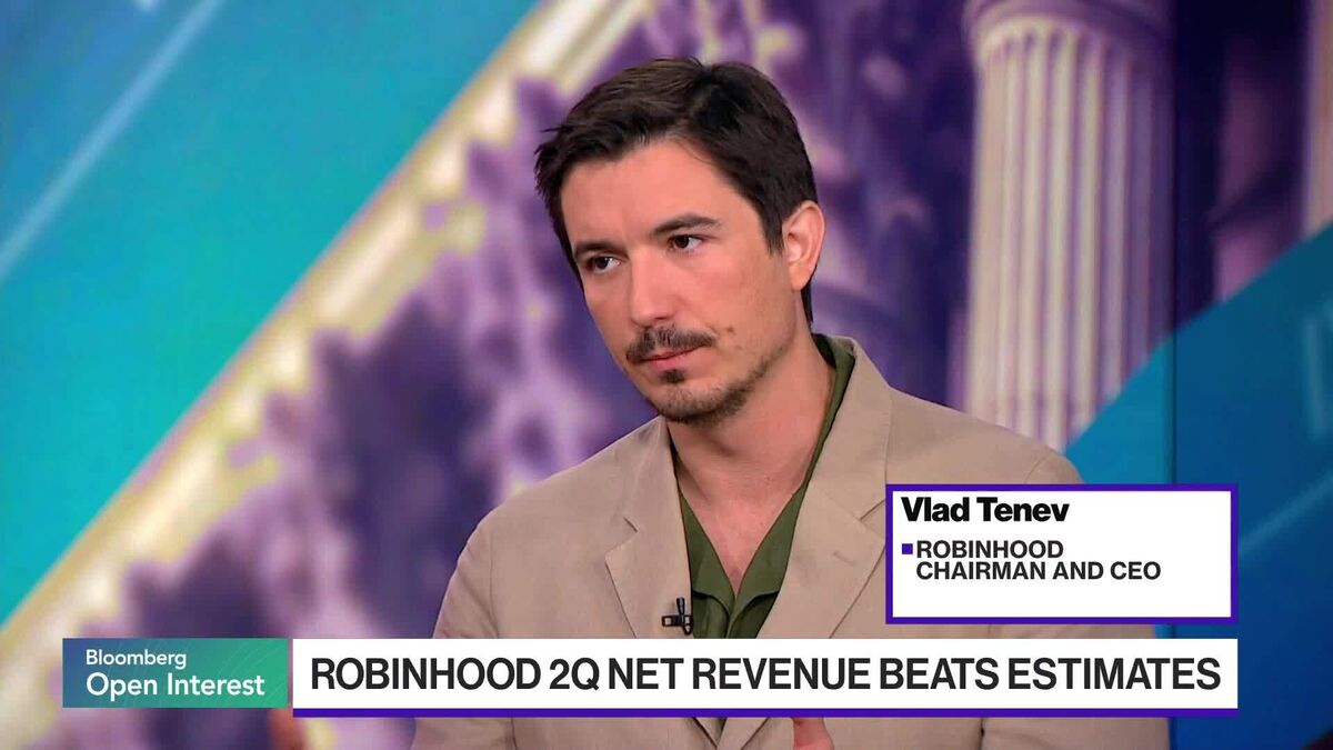 ⚫️ BLOOMBERG: Robinhood supera le attese nel secondo trimestre grazie al boom delle criptovalute
