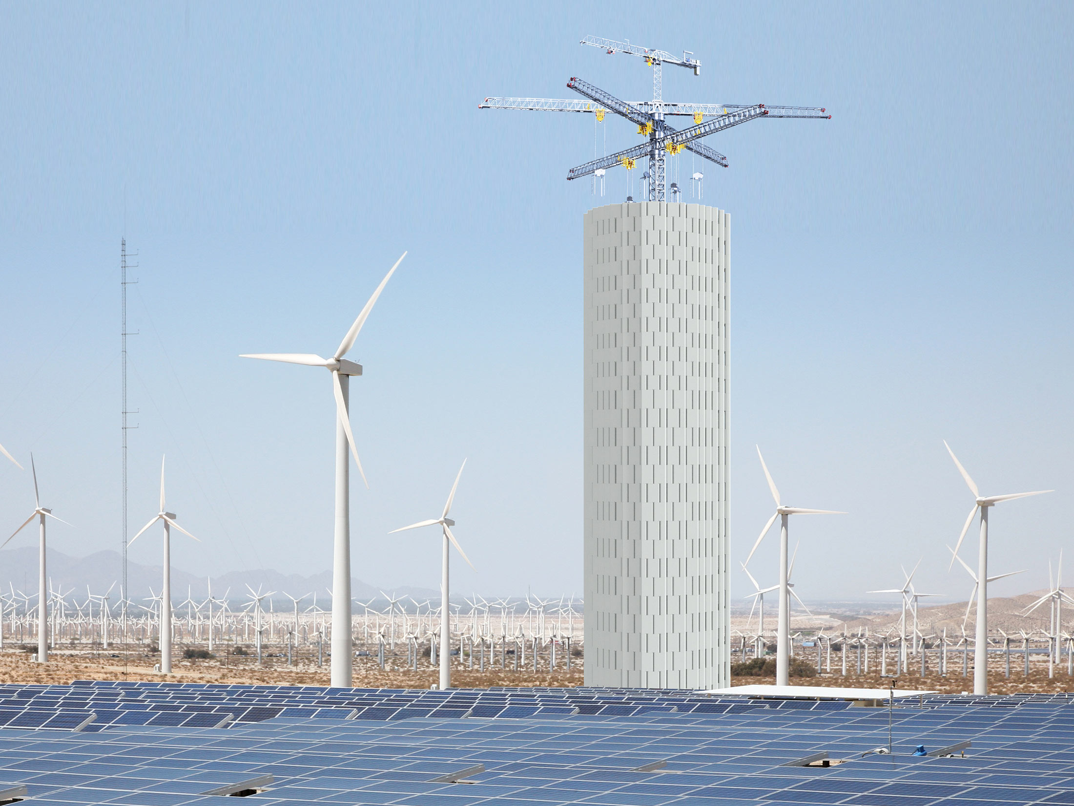 Storing wind energy
