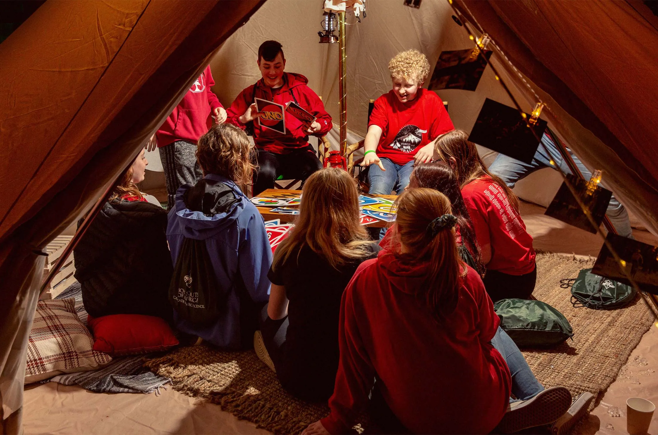 Scouts in Portland, Ore.