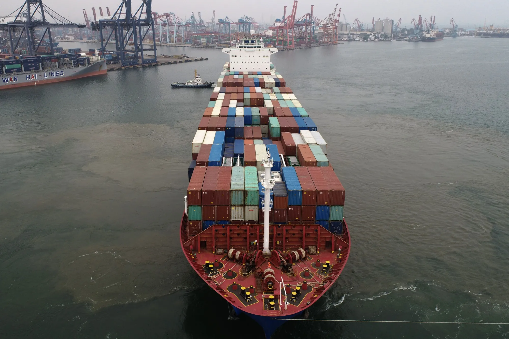 Operations At Jakarta's Tanjung Priok Port Ahead of Trade Figures