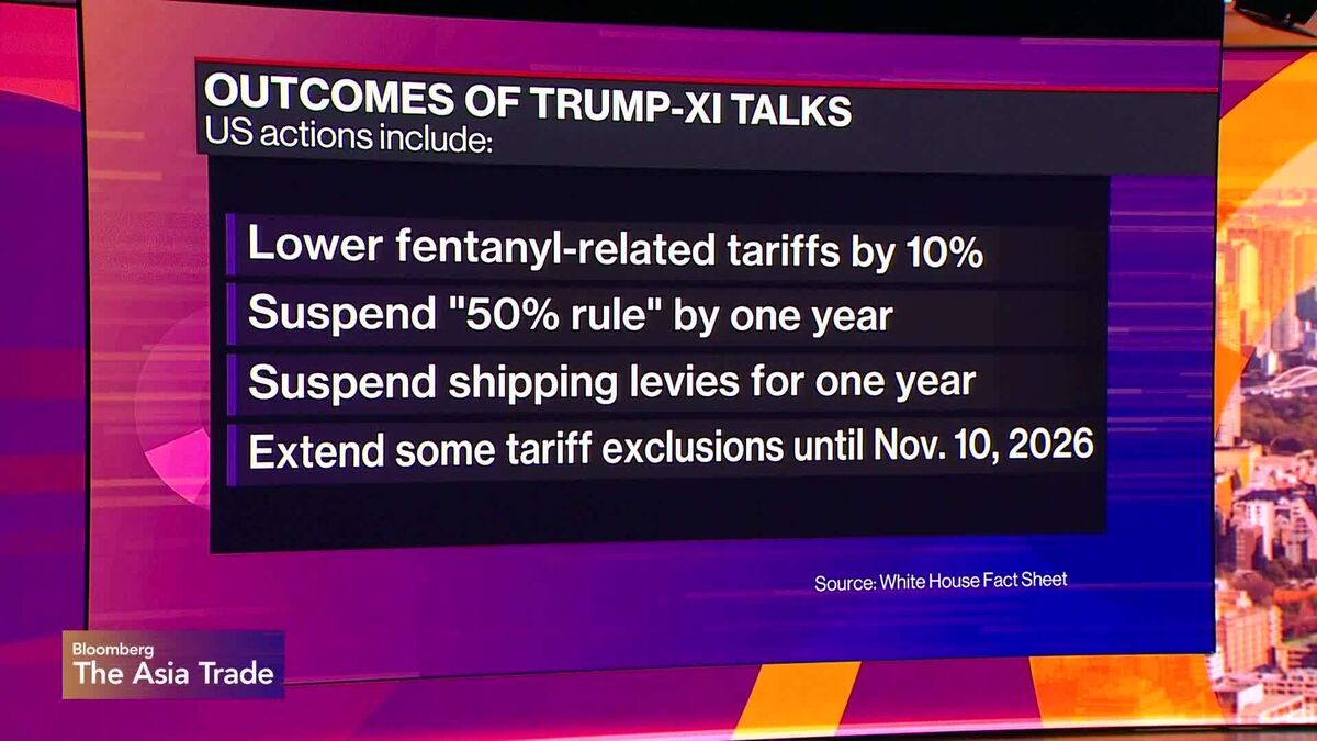 ⚫️ BLOOMBERG: La Cina sospende controlli all'esportazione sui metalli rari e chiude indagini su aziende statunitensi nel settore dei semiconduttori.