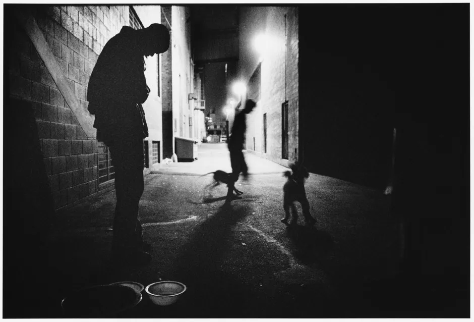 A group of homeless teens in Los Angeles.