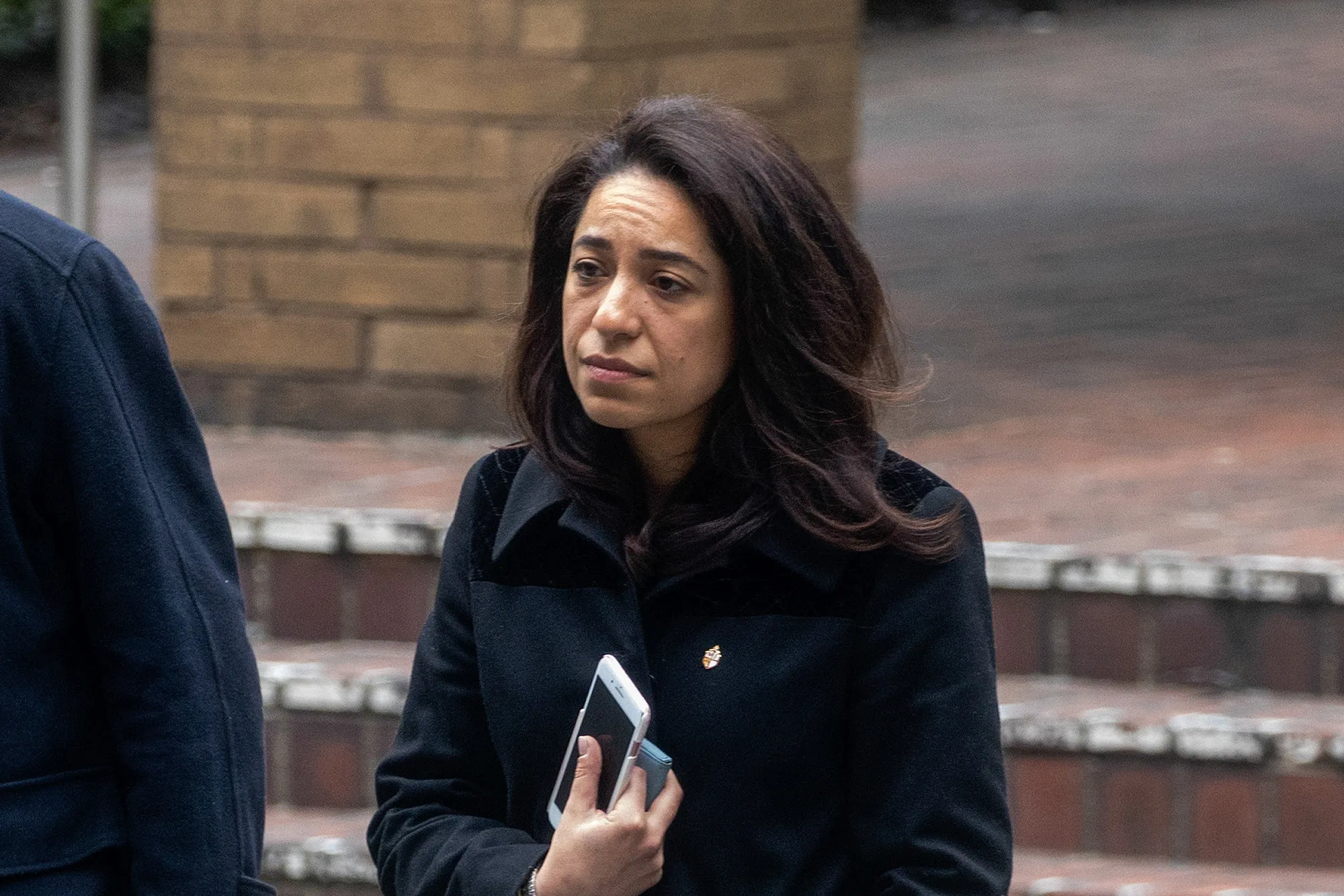 Fabiana Abdel-Malek departs court in London on April 16.