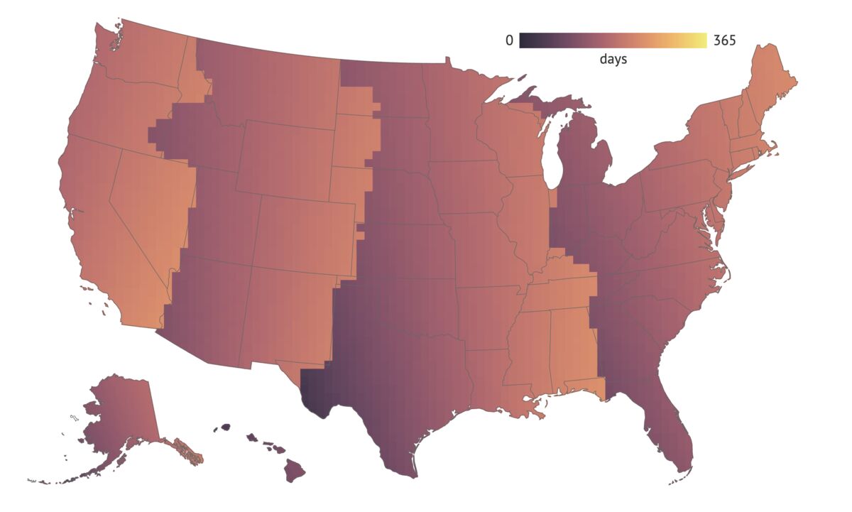 Daylight Saving Time Maps Show Why We Disagree About 'Spring Forward