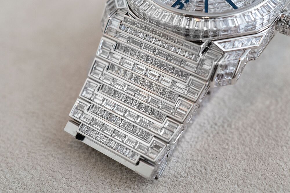 diamond baguette watch
