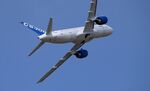 A Bombardier CS300 C Series aircraft, manufactured by Bombardier Inc., performs a flying display on day two of the 51st International Paris Air Show in Paris, France, on Tuesday, June 16, 2015.
